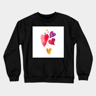 Floating Hearts Crewneck Sweatshirt